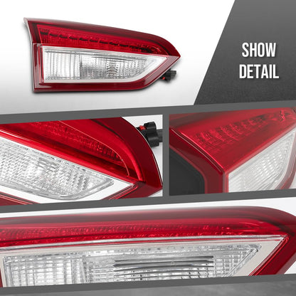 G-PLUS LED Inner Tail Light Left & Right Side Rear Lamp Compatible with Buick Envision 2019-2020 Red