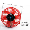 Aluminum Racing Radiator Replacement +10" Radiator Cooling Fan Compatible For Jeep CHEROKEE/COMANCHE XJ 2.5L 4.0L I4/I6 1991-2001
