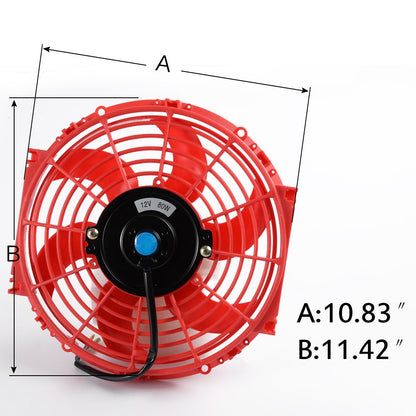 Aluminum Racing Radiator Replacement +10" Radiator Cooling Fan Compatible For Jeep CHEROKEE/COMANCHE XJ 2.5L 4.0L I4/I6 1991-2001