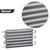 G-PLUS 6 Row AN6 Aluminum Engine Transmission Racing Oil Cooler with Mounting Kit Silver, Compatible with Universal Car Truck Trans Full