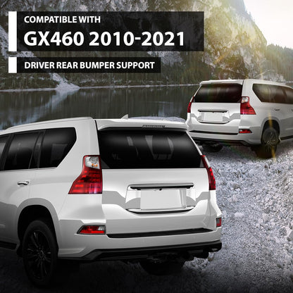 G-PLUS Bumper Support Driver Rear Compatible with LX GX460 2010-2021 5215660100, LX1142120, 52156 60100, 52156-60100 Black