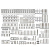 G-PLUS ATV Bolt Screw Kit Set 378 Piece Compatible with Yamaha Banshee 350 YFZ350 1987-2006 Polished Stainless Silver Color Iron