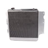 3 Row Core Full Aluminum Racing Radiator Replacement For Jeep Wrangler TJ YJ GM For Chevy V8 Conversion 1987-2006 1988 1989 1992 1993 1996 1997 1998 2002