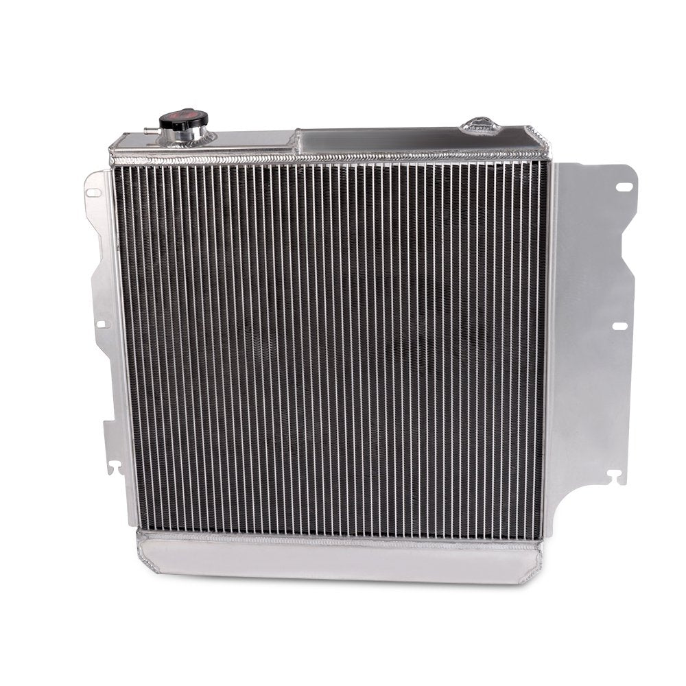 3 Row Core Full Aluminum Racing Radiator Replacement For Jeep Wrangler TJ YJ GM For Chevy V8 Conversion 1987-2006 1988 1989 1992 1993 1996 1997 1998 2002