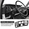 G-PLUS Truck Dash Bezel Panel with A/C Wiper Switch Hole Lower Cover Compatible with Chevy GMC Truck Blazer Suburban 1981-1983 Black 14023004