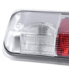 G-PLUS 3rd Brake Light, Compatible with 2004-2008 Ford F150 Truck Third Brake Lights Assembly High Mount Center Rear Roof Third Cargo Light Parking Light Halogen, Clear/Red Lens Black Housing