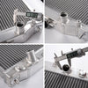 2 Row Aluminum Racing Radiator Stop Leak Compatible For Honda S2000 2.0L/2.2L 2000-2005 MANUAL