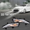 G-PLUS Front Bumper Fog Lamp Turn Signal Light Compatible with Chevy Malibu 2019 2020 2021 2022 84575553 84575552 Left Right Driving Fog Lamp Bumper Turn Signal Light Assembly