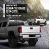 G-PLUS Tailgate Molding Cap Top Protector Molding Trim Compatible with Chevy Silverado GMC Sierra 2014-2018 Black