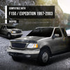 G-PLUS Dash Pad Bezel Graphite Compatible with Ford F150 /Ford Expedition 1997-2003 Graphite gray