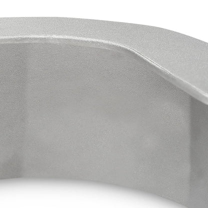 G-PLUS Silver Pontoon Boat Aluminum Corner Cap F-22 C-shaped 1-1/2 Inch 3-1/4 Inch Corner Cap Bracket
