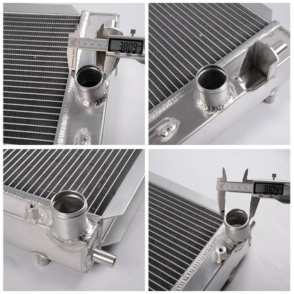 2 Row Aluminum Racing Radiator Stop Leak Replacement For FORD MUSTANG GT/SHELBY MT/MANUAL 4.0L-5.4L 2005-2014