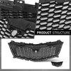 G-PLUS Front Bumper Upper Grille Compatible with Cadillac XT5 2017-2021 Gloss Black
