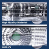 G-PLUS Headlights Assembly, Compatible with 1999-2002 Chevy Silverado/ 2000-2006 Suburban Tahoe Bumper Headlamps, Clear Lens Chrome Housing Clear Reflector,faros delanteros