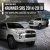 G-PLUS Front Bumper Upper & Lower Grill + Fog Lights Set Compatible with Toyota 4Runner SR5 2014-2019 TO1036148, TO1038173 Black