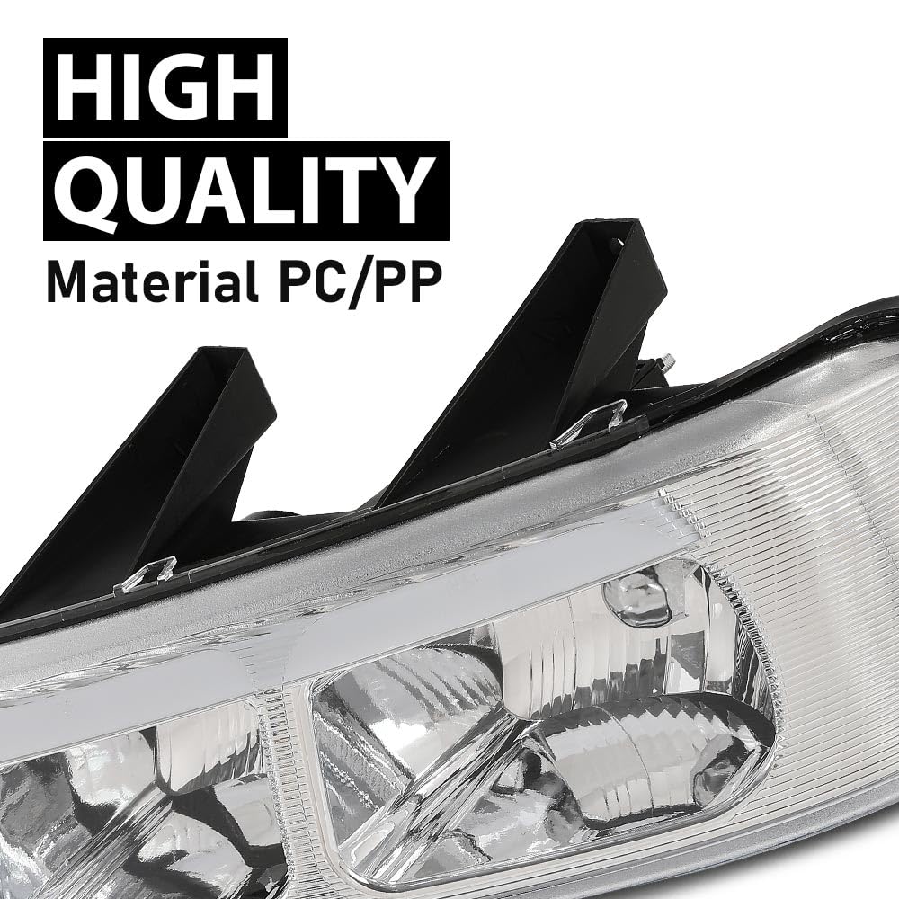 G-PLUS LED Headlights Headlamps Fit Chevy Express GMC Savana 1500 2003-2014, Fit Chevy Express GMC Savana 2500 3500 2003-2023 Bumper Headlamp Clear Lens Chrome Housing,faros delanteros Assembly