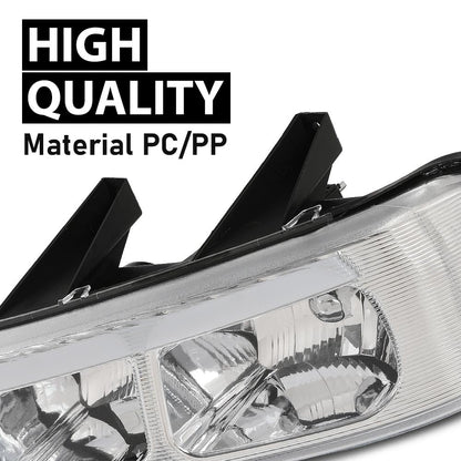 G-PLUS LED Headlights Headlamps Fit Chevy Express GMC Savana 1500 2003-2014, Fit Chevy Express GMC Savana 2500 3500 2003-2023 Bumper Headlamp Clear Lens Chrome Housing,faros delanteros Assembly