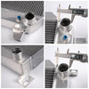 Aluminum Racing Performance Radiator Stop Leak Compatible For FORD F150/F250/BRONCO 5.0L/5.8L/7.5L V8 1985-1996