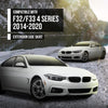 G-PLUS Extension Side Skirt Compatible with BMW F32 F33 F36 4 Series 2014 2015 2016 2017 2018 2019 2020 Gloss Black