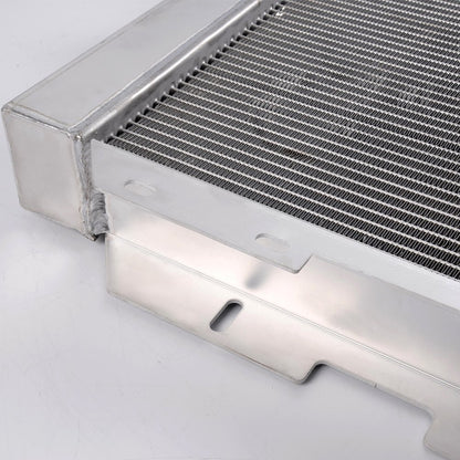 Replacement For Ford Thunderbird Y-Block V8 1955 1956 1957 Full Aluminum Racing Cooling Radiator Stop Leak 2 Row Core