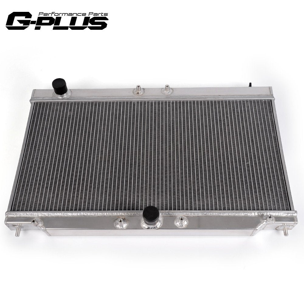 2 Row Core Full Aluminum Racing Radiator Replacement For Mitsubishi Eclipse GS-T GSX TURBO 2 Gen 1995-1999 / For Eagle Talon MT/MANUAL 1995-1999 Only