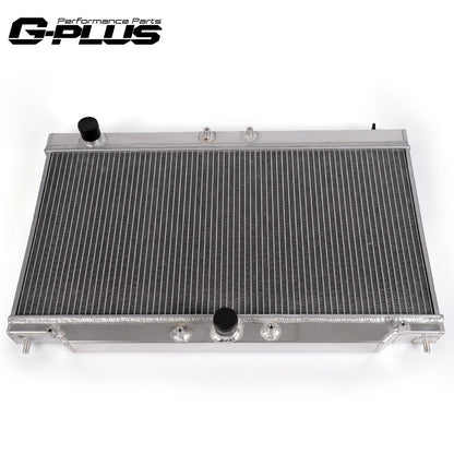 2 Row Core Full Aluminum Racing Radiator Replacement For Mitsubishi Eclipse GS-T GSX TURBO 2 Gen 1995-1999 / For Eagle Talon MT/MANUAL 1995-1999 Only