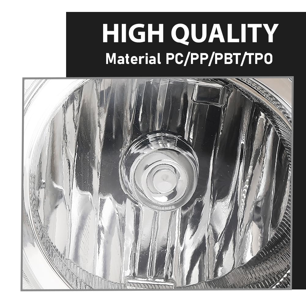 G-PLUS Pair Fog Lights Lamps Assembly, Compatible with Hyundai Veloster Turbo 2013-2016, LH Driver & RH Right Side 2PCS, 865232V500, 865242V500