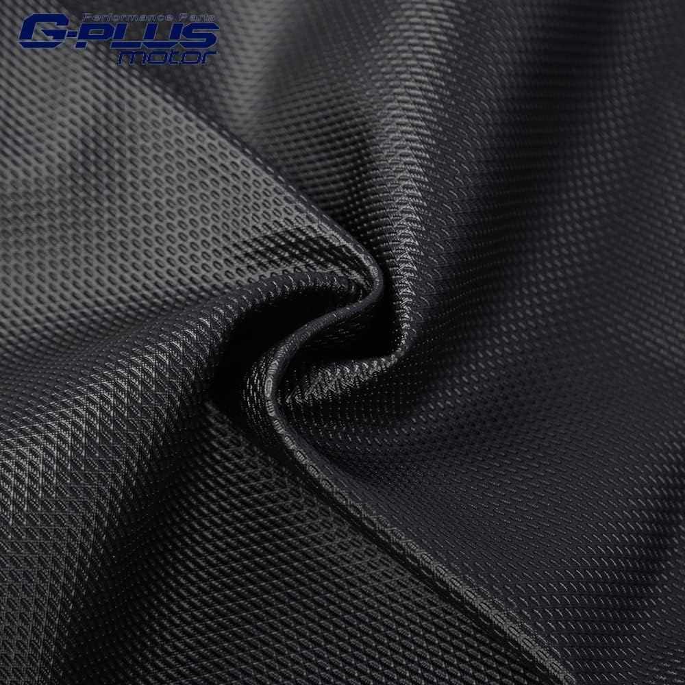 G-PLUS ATV Seat Cover Compatible with Polaris Sportsman 400 2005/ Sportsman 500 600 700 800 2005-2010 Motorcycle Seat Protector Replacement (Black Waterproof Leather)