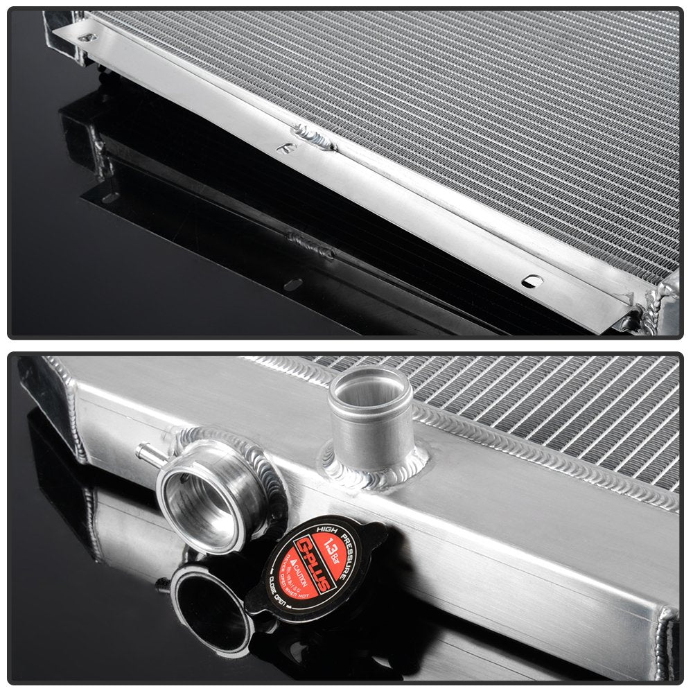 Full Racing Aluminum 2 Row Radiator Compatible For CHEVY 3100/3600/3800 TRUCK PICKUP V8 1947-1954