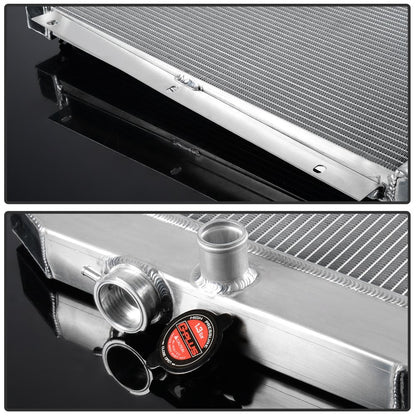 Full Racing Aluminum 2 Row Radiator Compatible For CHEVY 3100/3600/3800 TRUCK PICKUP V8 1947-1954