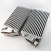 2.75" Inlet/Outlet Twin Left & Right Turbo Aluminum Performance Intercooler Kit Compatible For PORSCHE 996 997 TT TURBO GT2 2001-2009