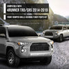 G-PLUS Front Bumper Grille Assembly Body Parts Kit Compatible with Toyota 4Runner TRD / SR5 2014-2019 TO2509104, TO1036148 Black