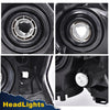 G-PLUS Headlights Assembly Compatible With 2013 2014 2015 Nissan Altima 4-Door Sedan Factory Style Automotive Halogen Model Headlamps (Clear Lens Black Housing Clear Reflector),faros delanteros