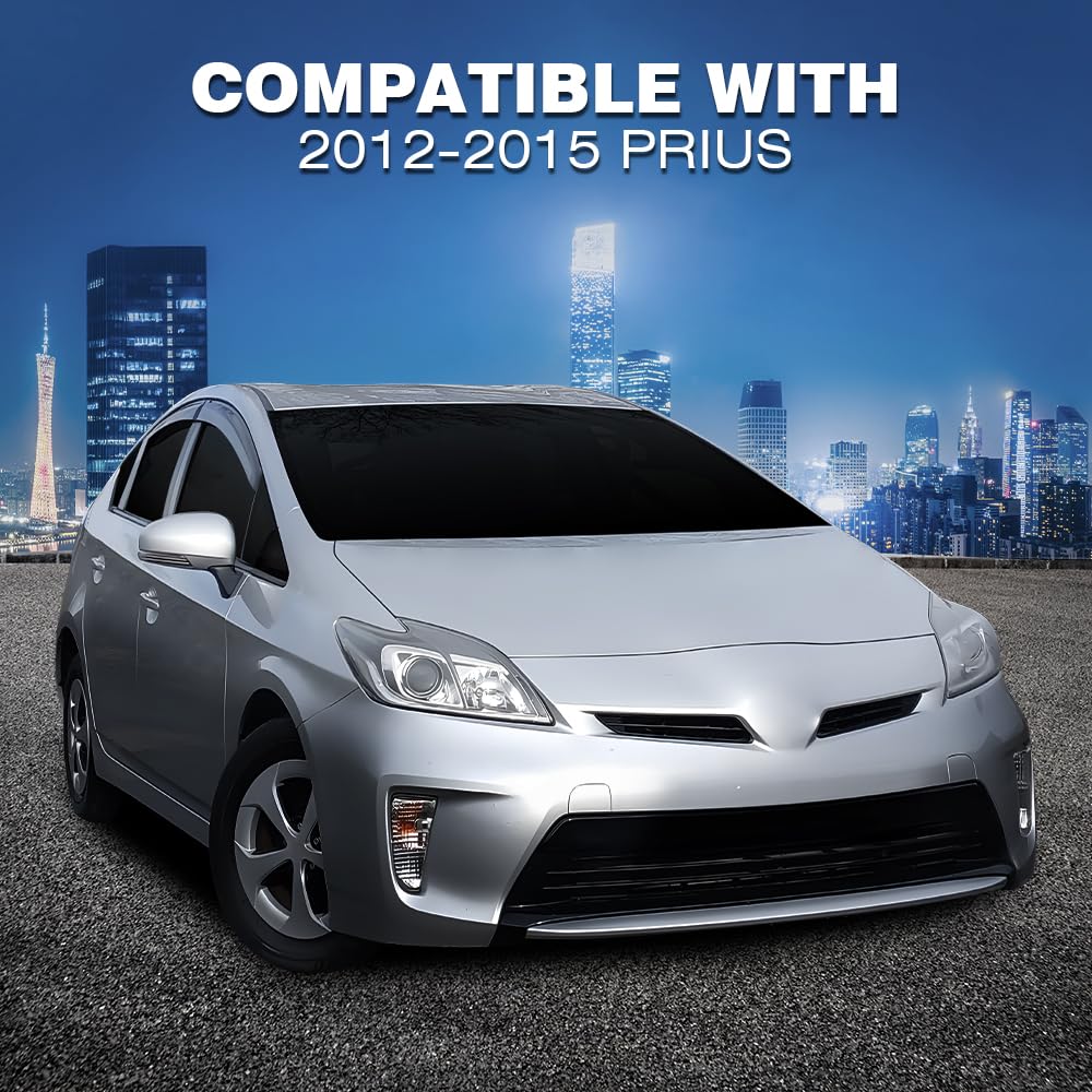 G-PLUS Front Bumper Lower Grille Grill Compatible with Toyota Prius FT 2012 2013 2014 2015