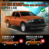 G-PLUS in-Channel Side Window Vent Visor Deflectors Rain Guards Fit Dodge Ram 1500 Quad Cab 2009-2018; Fit Dodge Ram 1500 Classic Quad Cab(EXCLUDES 1500 New Body Style) 2019-2024 4 PCS Smoky