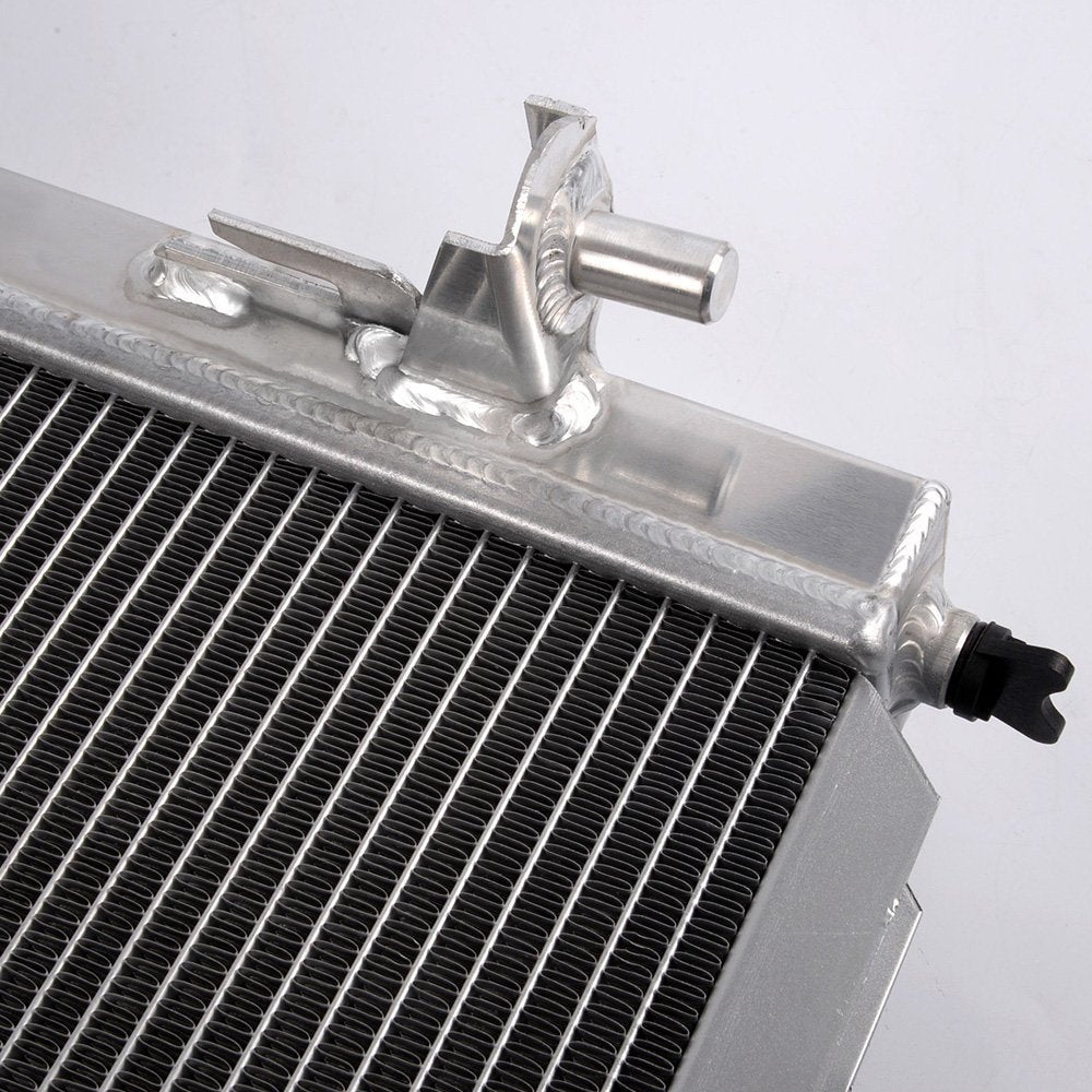 2 Row Aluminum Racing Radiator Stop Leak Replacement For FORD MUSTANG GT/SHELBY MT/MANUAL 4.0L-5.4L 2005-2014