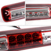 G-PLUS LED 3rd Third Brake Light Compatible With Chevy Silverado GMC Sierra 1500 2500HD 3500 1999-2006,3RD Cargo Tail Lamps Chrome Housing Red & Clear Lens Tersera Luz De Freno