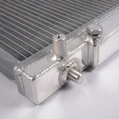 Aluminum Racing Radiator + 12" Cooling Fan Compatible For LEXUS IS300 3.0L L6 MANUAL 2001 2002 2003 2004 2005