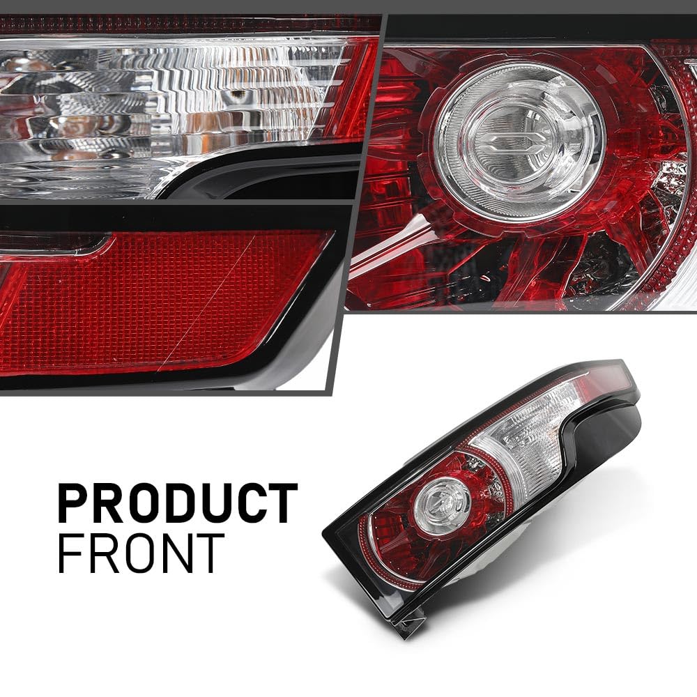 G-PLUS Tail Light Rear Brake Lamp Right Side Compatible with Land Range Rover Evoque 2011-2015 LR074796 Luces Traseras Rear Brake Lamps Assembly
