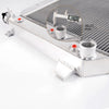 2-Row Core Full Aluminum Racing Radiator Stop Leak Compatible For FORD F-150/F-250/F150/F SUPER DUTY V8 1985-1996 Silver