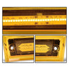 G-PLUS Lens Amber LED Front Side Marker Light Compatible with 81-91 Chevy C10 C20 C30 GMC GM2550115, GM2551107