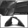 G-PLUS Fender Liners Front, Driver & Passenger Side Compatible with Audi Q5 2009-2017,Fit Audi SQ5 2014-2017,Fit for Models Without S-Line Package 8R0821172F, 8R0821172K