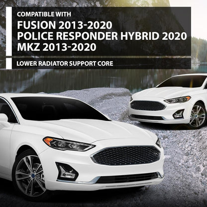 G-PLUS Lower Radiator Support Core, Compatible with Ford Fusion/MKZ 2013-2020, Fit Ford Police Responder Hybrid 2020, GS7Z16138A, DS7Z16138A