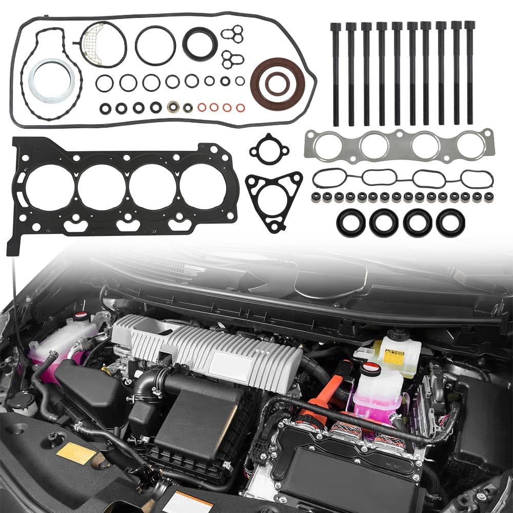 G-PLUS Head Gasket with Bolts Set Compatible with Toyota Prius 2010-2020/ Fit Lexus CT200h 2011-2017