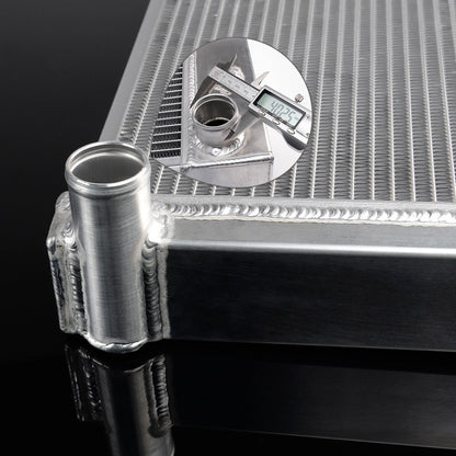 64mm Compatible For CHEVY C/K SERIES C10/K10 PICKUP L6/V8 1973-1980 Full Aluminum Racing Radiator Stop Leak 1974 1975 1976 1977 1978 1979
