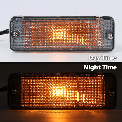 G-PLUS Turn Signal Light Smoked Compatible with 84-88 Toyota 8151089130, 8152089130