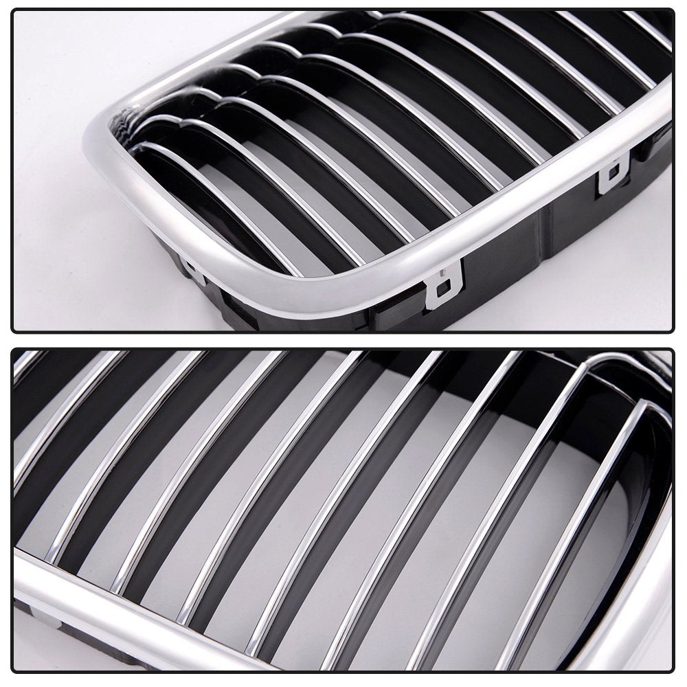 Front Hood Kidney Grille Bumper Grills Replacement For BMW E39 525i 528i 530i 540i M5 1997 1998 1999 2000 2001 2002 2003