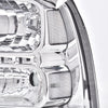 G-PLUS LED Headlights Compatible with Point Style Ford F250 F350 F450 F550 Super Duty 2005-2007 DRL BAR Headlamps Clear Lens Chrome Housing Clear Reflector,faros delanteros