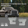 G-PLUS Headlights Headlamps Cover Left+Right Smoke Compatible with 2015-2017 Ford F150 FO2502335, FO2503335, FO2502344