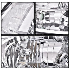 G-PLUS Headlights Assembly for Dodge Ram 1500 2500 3500 2009-2012 Clear Lens Chrome Housing Additional Angle